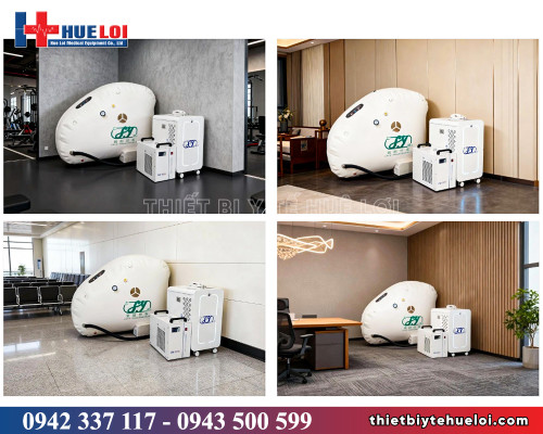 Buồng oxy tăng áp kiểu ngồi dạng chữ C