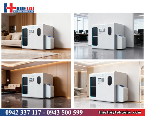 Buồng oxy tăng áp nhẹ vỏ cứng dành cho 1 - 4 người