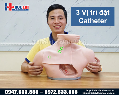 Mô hình thực hành đặt Catheter Tĩnh mạch trung tâm