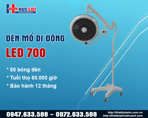 Đèn Led phẫu thuật di động 700