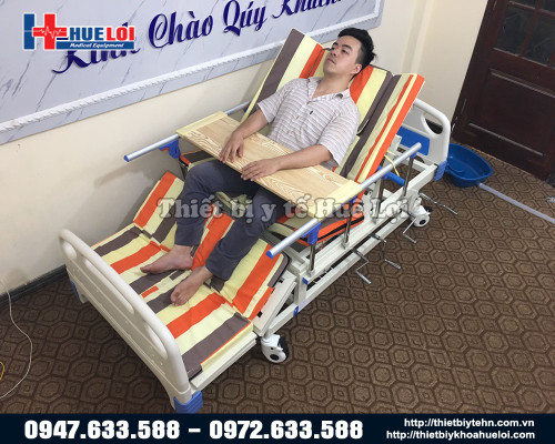 Giường bệnh đa năng cao cấp 4 tay quay HL4