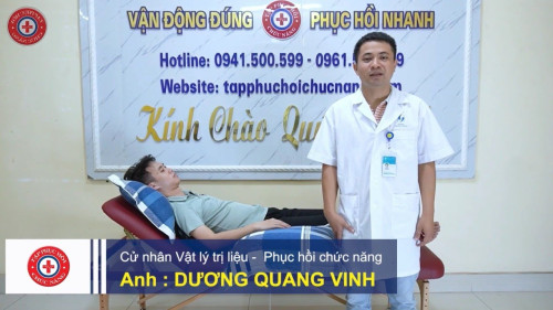 Hướng dẫn người nhà chủ động tập cho người bệnh bị tai biến