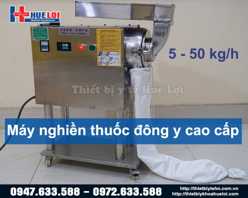 Máy tán thuốc bắc dạng bột cao cấp