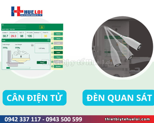 Máy sưởi ấm hồng ngoại cho trẻ sơ sinh