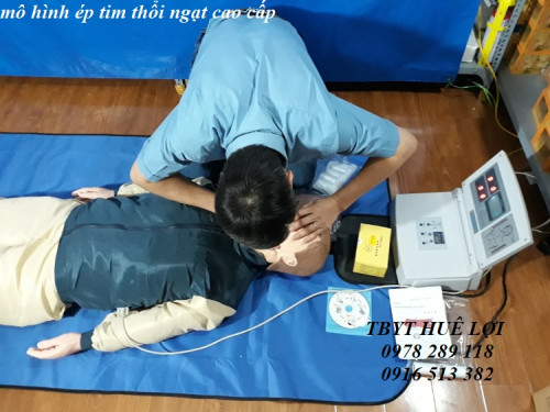 Mô hình thực hành ép tim thổi ngạt cao cấp