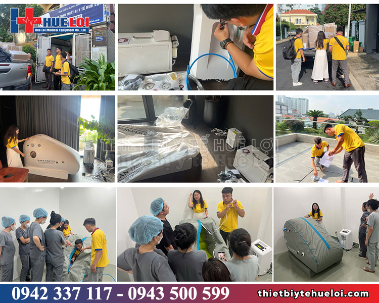 huê lợi chuyên buồng oxy cao áp chính hãng giá tốt