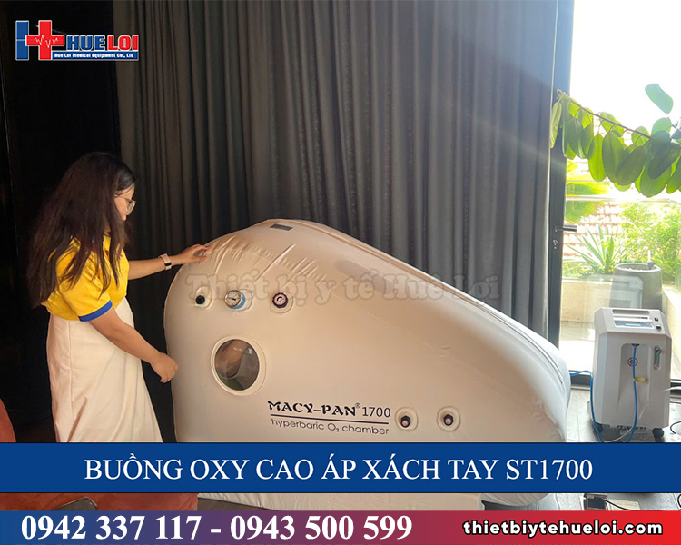 buồng oxy cao áp xách tay st-1700