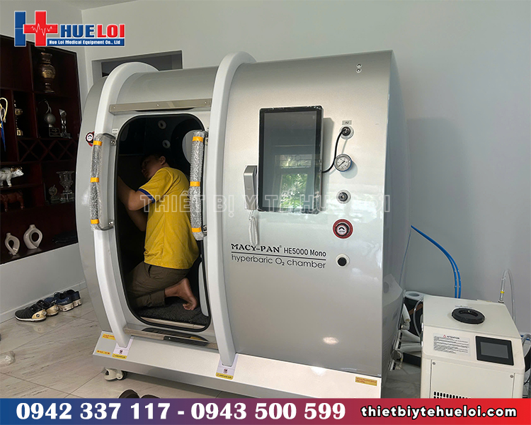 buồng oxy cao áp không gian rộng