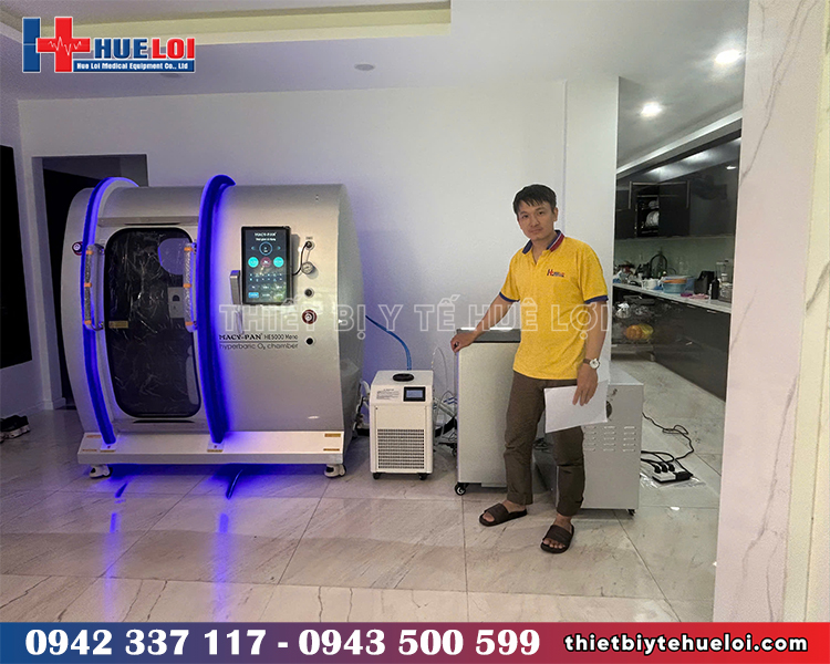 buồng oxy tăng áp gia đình