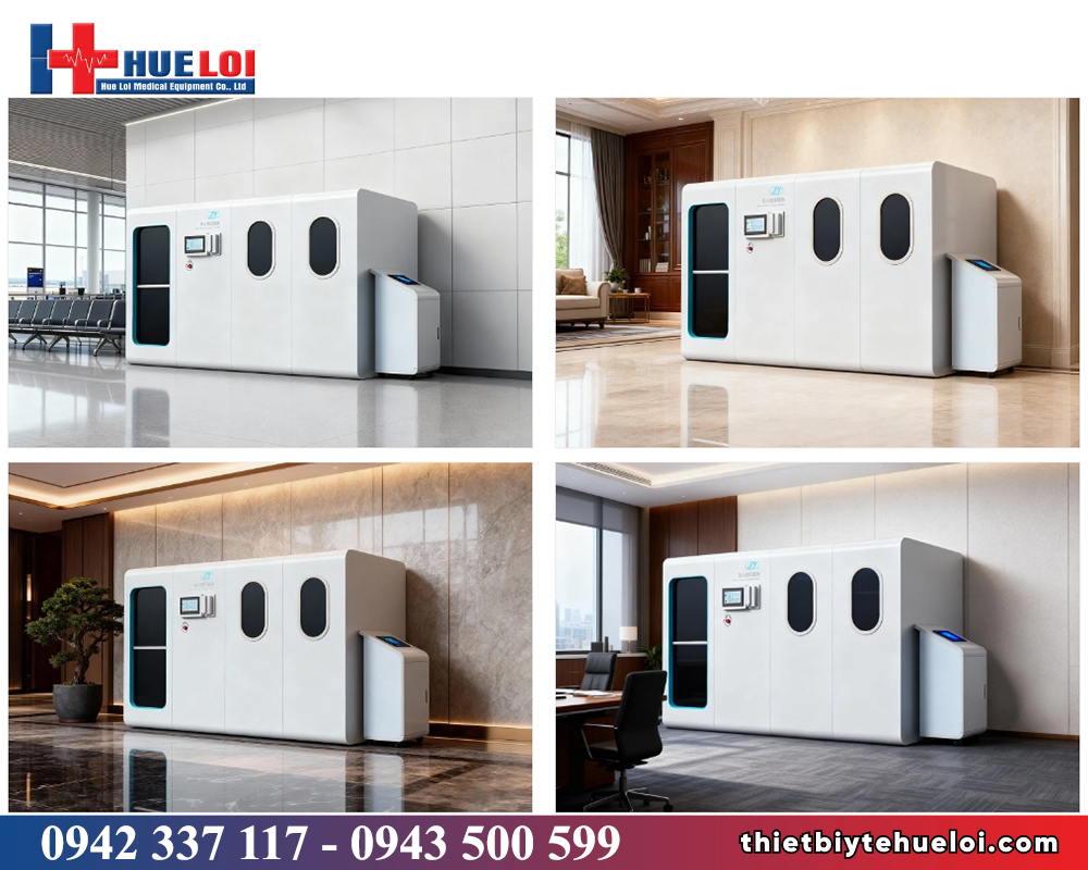 buồng cao áp nhẹ vỏ cứng cho 4 người