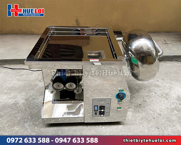 máy làm thuốc viên kèm chức năng sấy khô