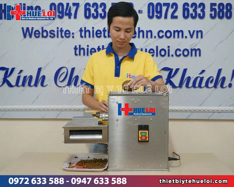máy làm viên hoàn tự động