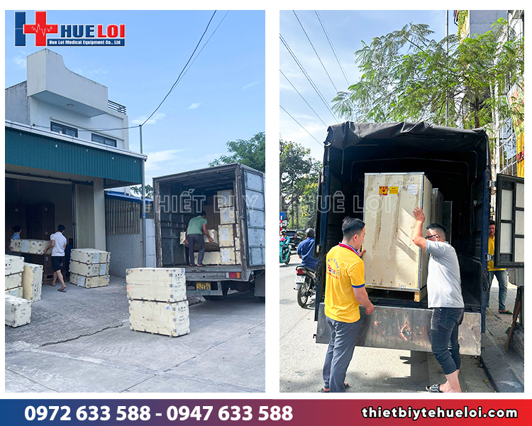 hàng xuất kho bàn giao cho các đơn vị phòng khám, bệnh viện