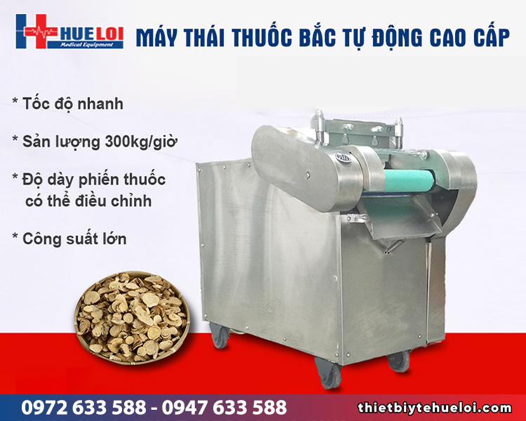 máy cắt lát thuốc cao cấp 