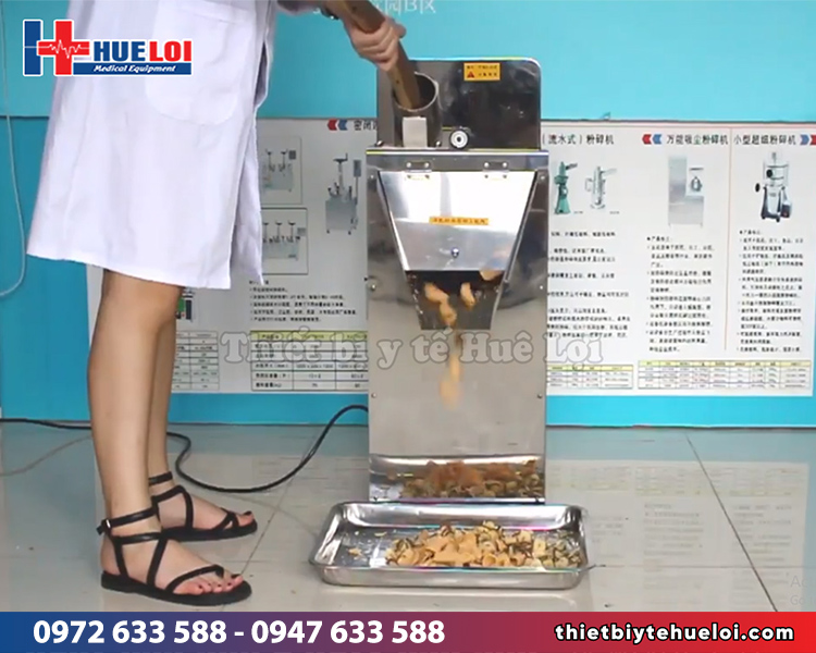 máy thái thuốc công suất cao