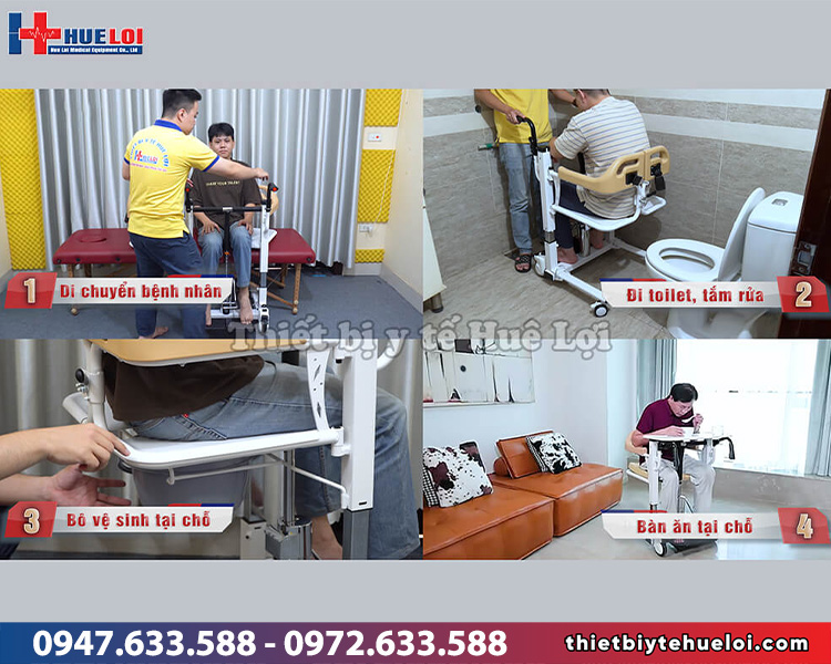 thiết bị hỗ trợ di chuyển bệnh nhân tiện lợi