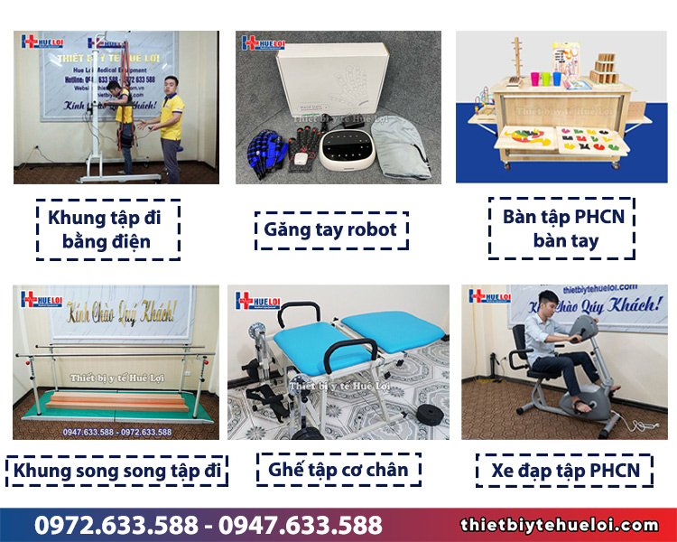 thiết bị tập phục hồi cho người tai biến