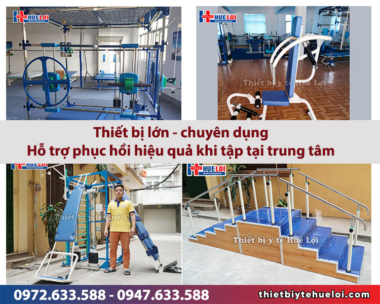 thiết bị huê lợi setup cho trung tâm phục hồi chức năng