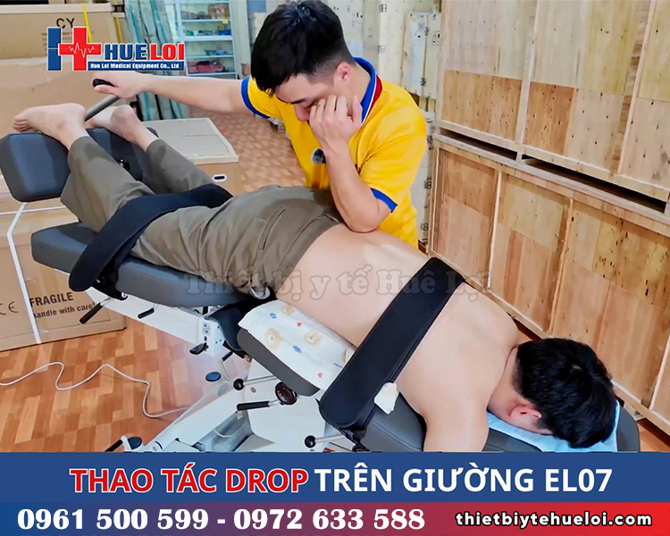giường hỗ trợ điều trị đau cột sống