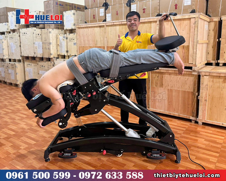 giường hỗ trợ chữa đau cột sống