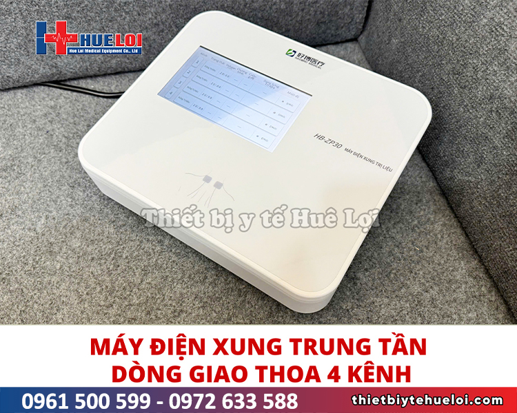 máy điện xung trung tần dòng giao thoa 4 kênh