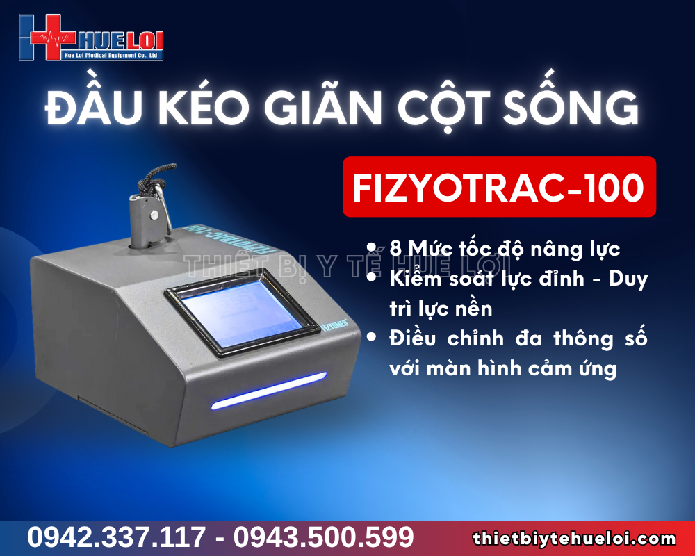 đầu kéo giãn cột sống chuyên dụng