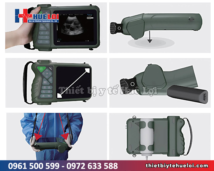 bộ cấu hình cung cấp máy siêu âm thai cho heo nái