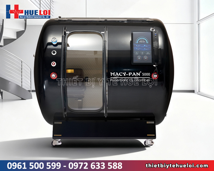 buồng oxy cao áp vỏ kim loại he5000