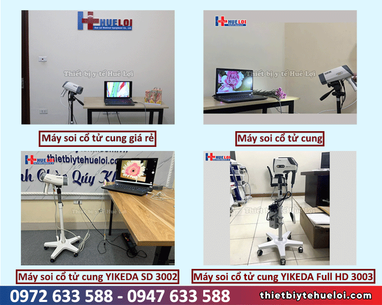 máy khám cổ tử cung chính hãng