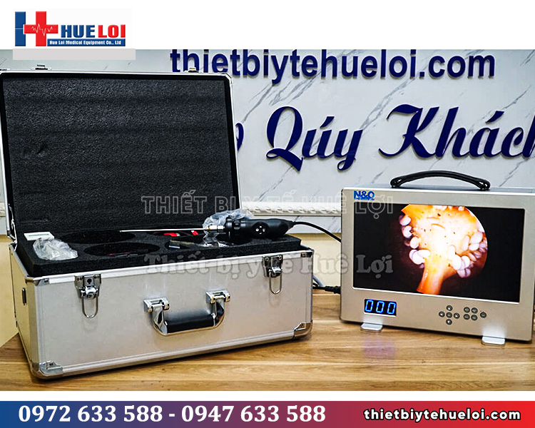 máy nội soi tai mũi họng xách tay gọn nhẹ