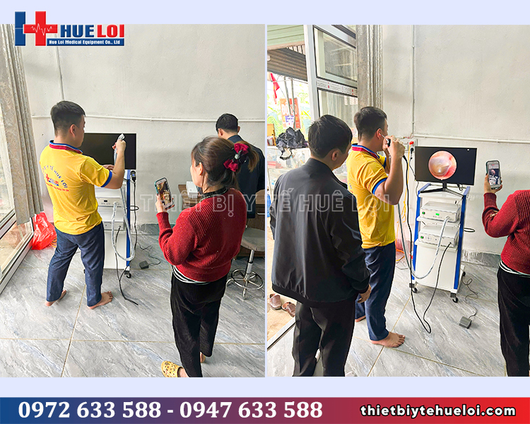 máy nội soi tai mũi họng nguồn sáng led