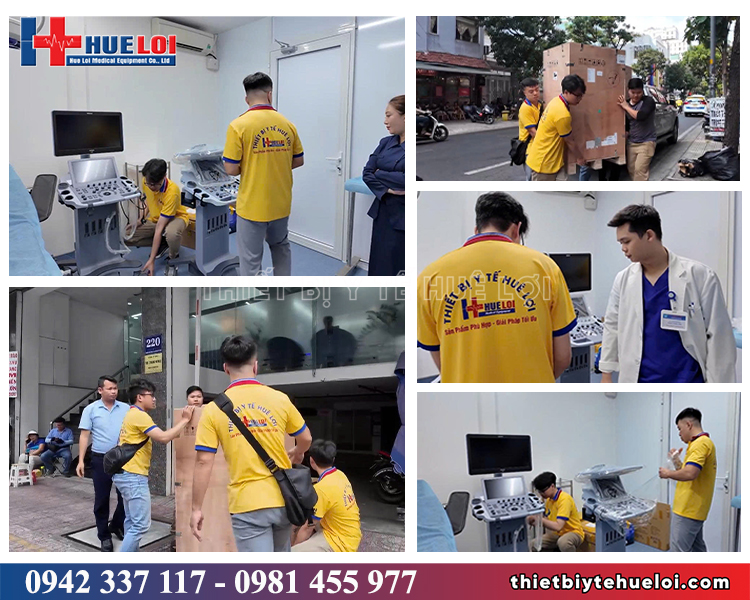 huê lợi bàn giao lắp đặt thiết bị y tế tận nơi