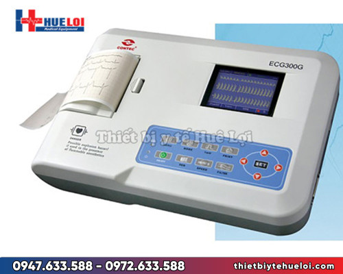 máy đo điện tim contec 3 kênh 300g chính hãng