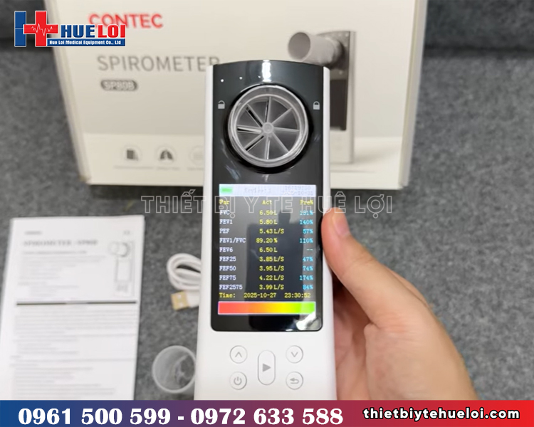 máy đo chức năng hô hấp chính hãng