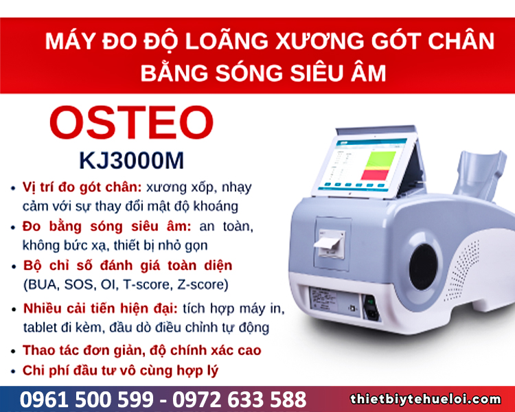 máy đo loãng xương bằng sóng siêu âm