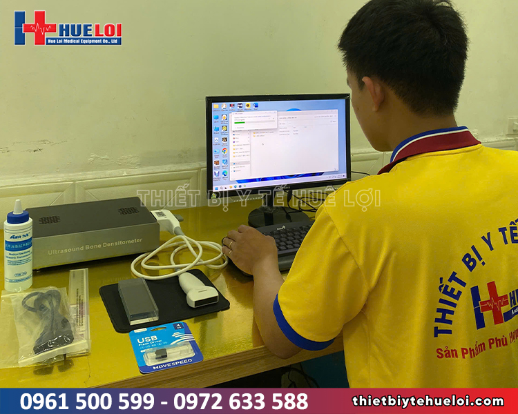máy đo mật độ xương chính hãng