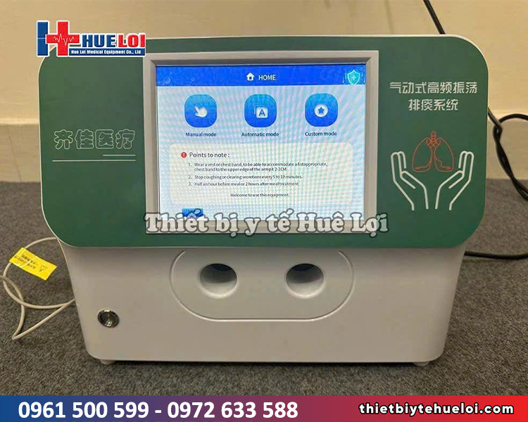 máy vỗ rung long đờm chính hãng