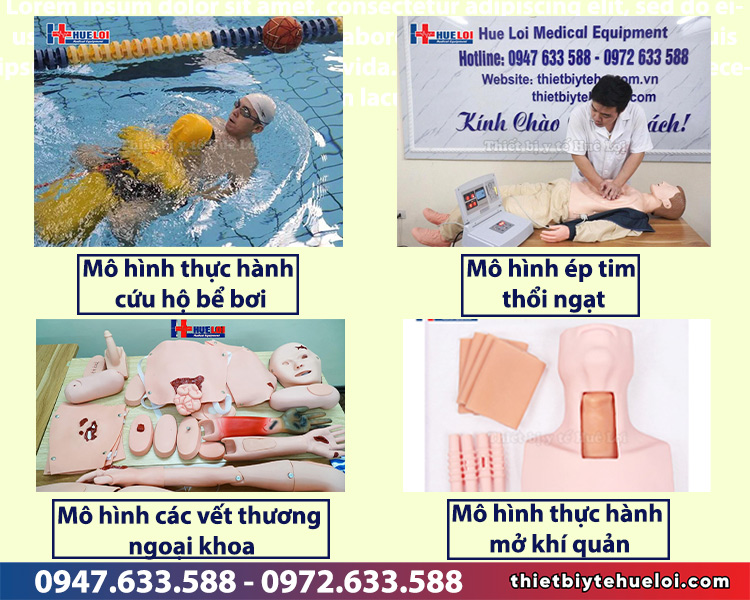 mô hình thực hành hồi sức cấp cứu
