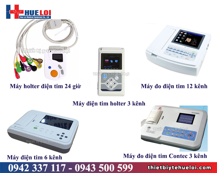 các dòng máy điện tim chính hãng giá tốt