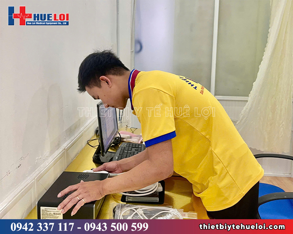 máy kiểm tra mật độ xương chính hãng