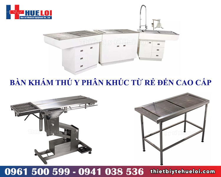 bàn khám nha khoa thú y