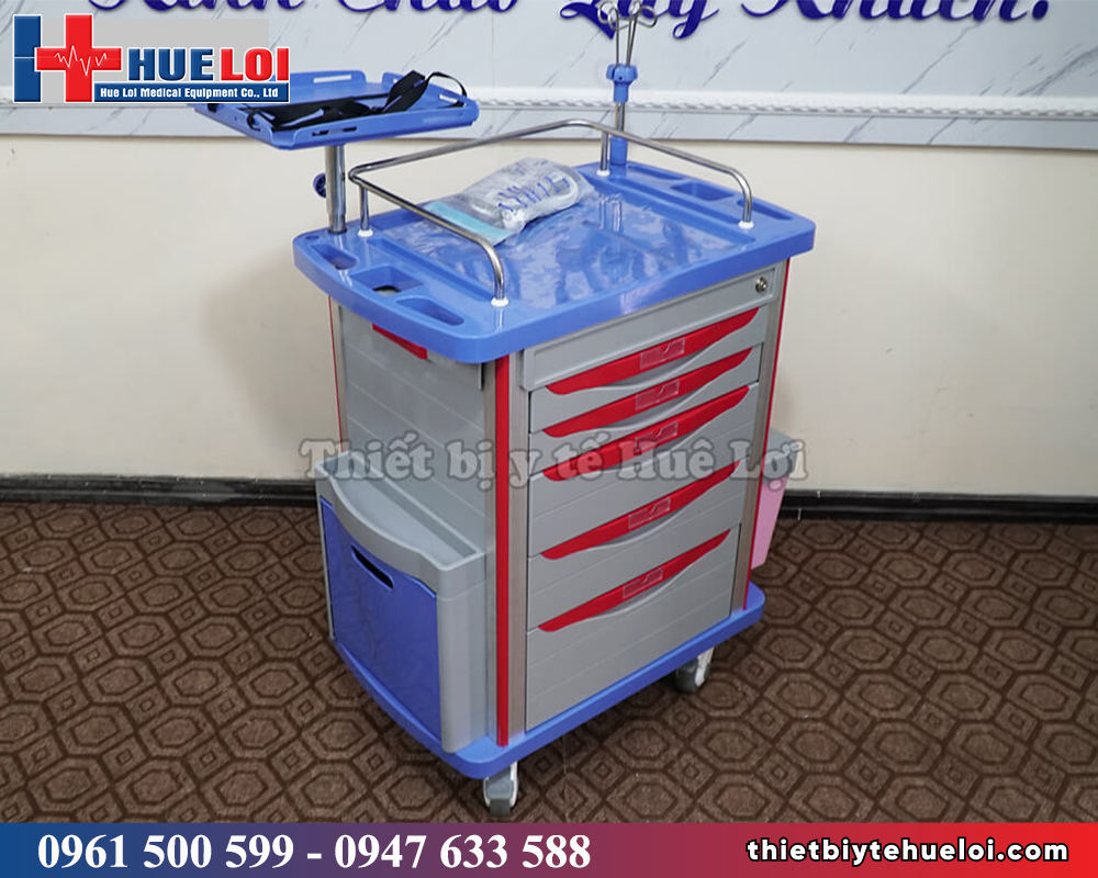 xe đẩy thuốc nhiều ngăn