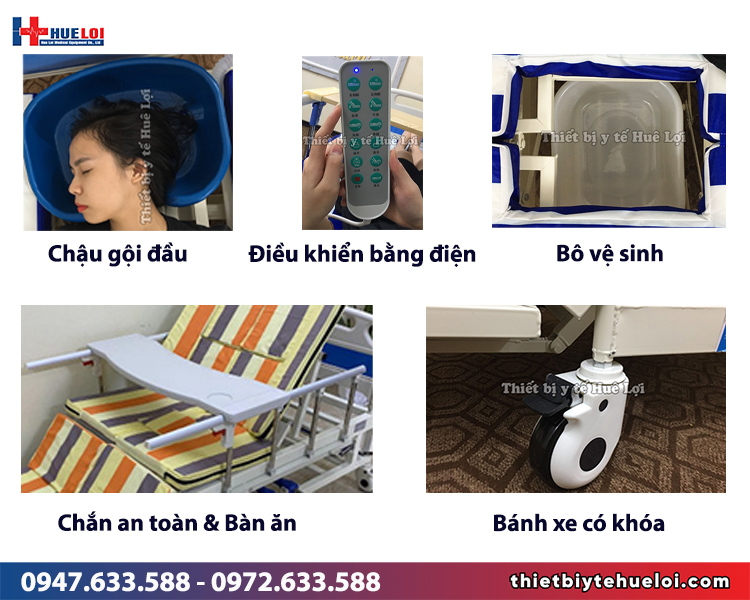 đặc điểm chi tiết của giường y tế đa năng