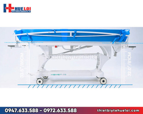 giường tắm cho bệnh nhân di động