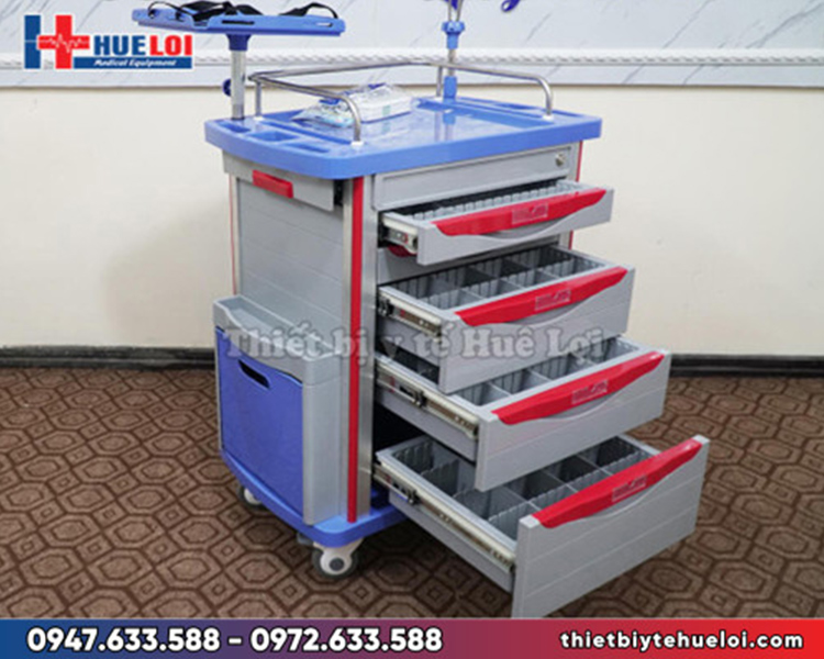xe đẩy thuốc cho điều dưỡng