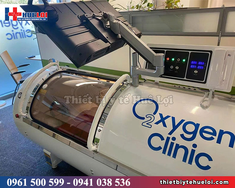 buồng oxy tăng áp vỏ kim loại